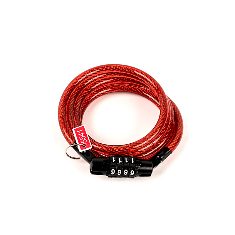 0,1 kg na rozciąganie i ścinanie kodowanej stalowej blokady kabla